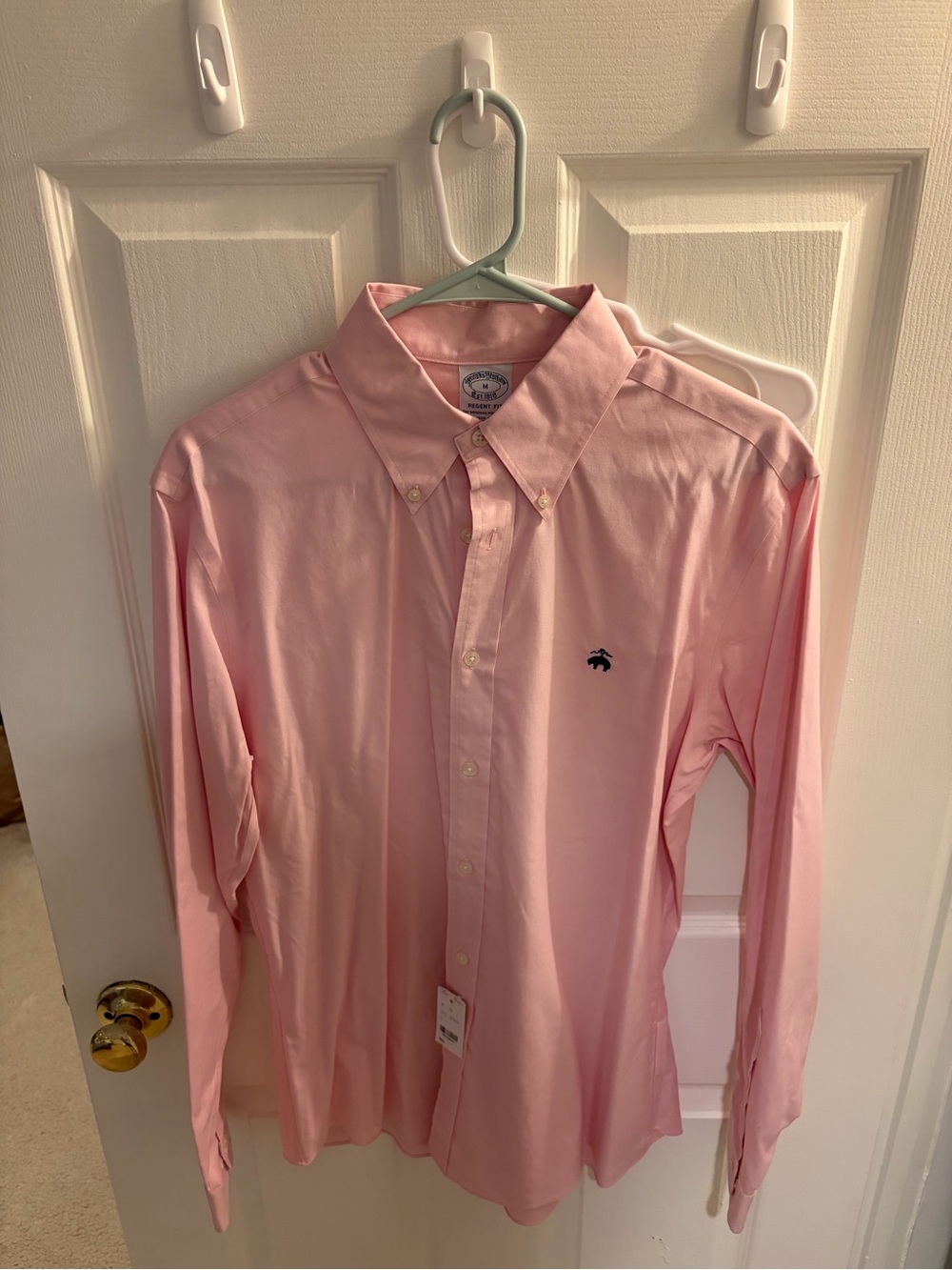 Brooks Brothers Men's Pink Button-Down Dress Shirt